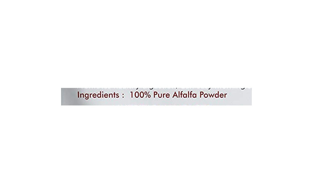 Holy Natural Alfalfa Powder    Pack  200 grams